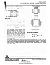 DataSheet TLC393 pdf